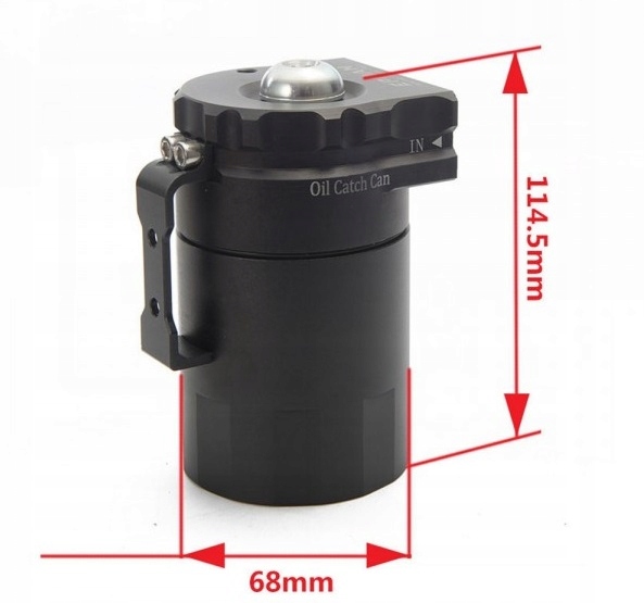 Oil Catch Tank EPMAN PRO 10mm , 15mm filterek BLACK Producent części Epman