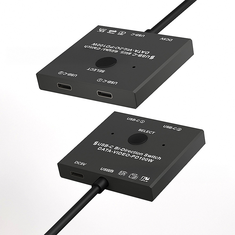 Przełącznik Type-C KVM2 3.1 Thunderbolt 3 2 wejścia 1 wyjście model AB201