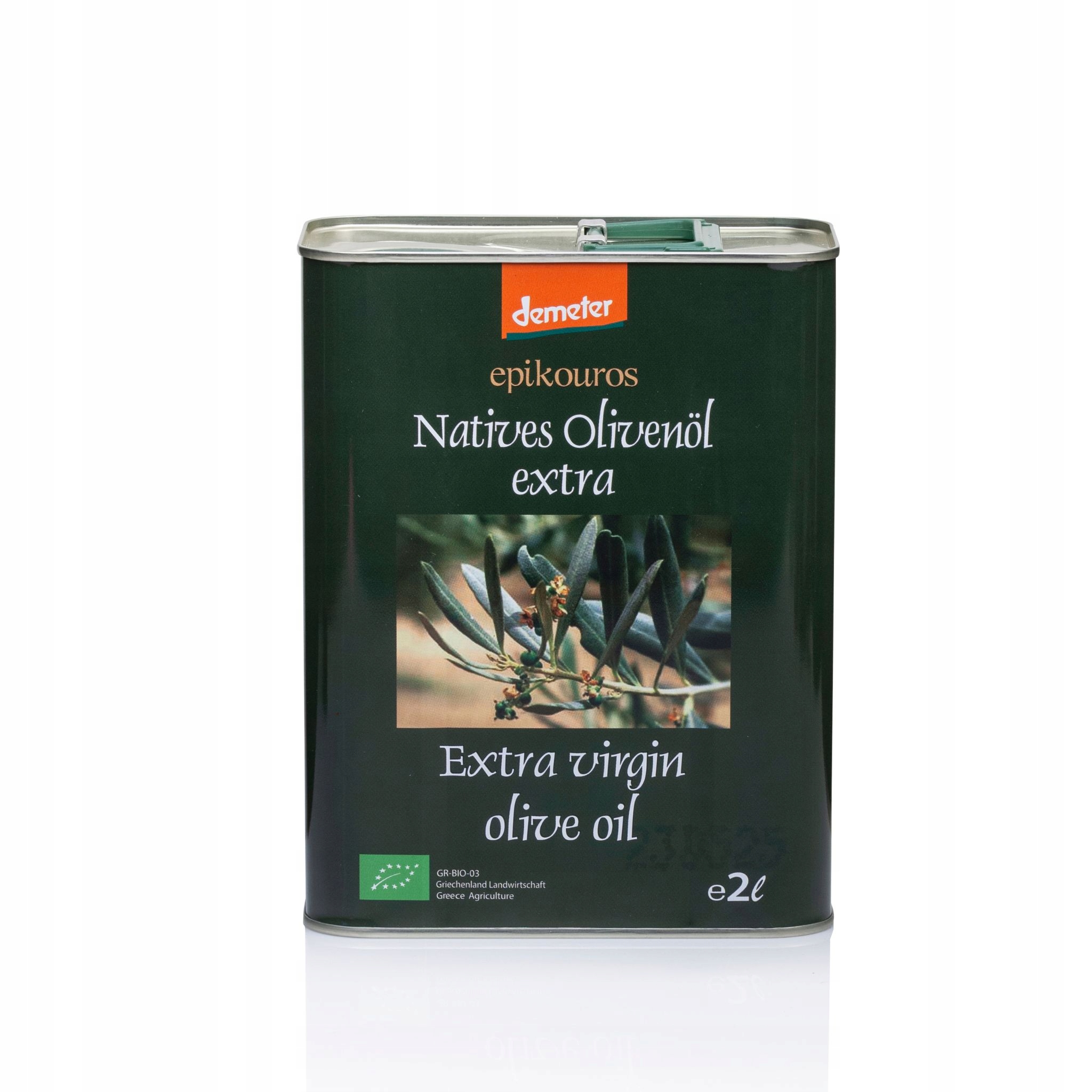Epikouros oliwa extra virgin Kalamata 2L Bio Demeter