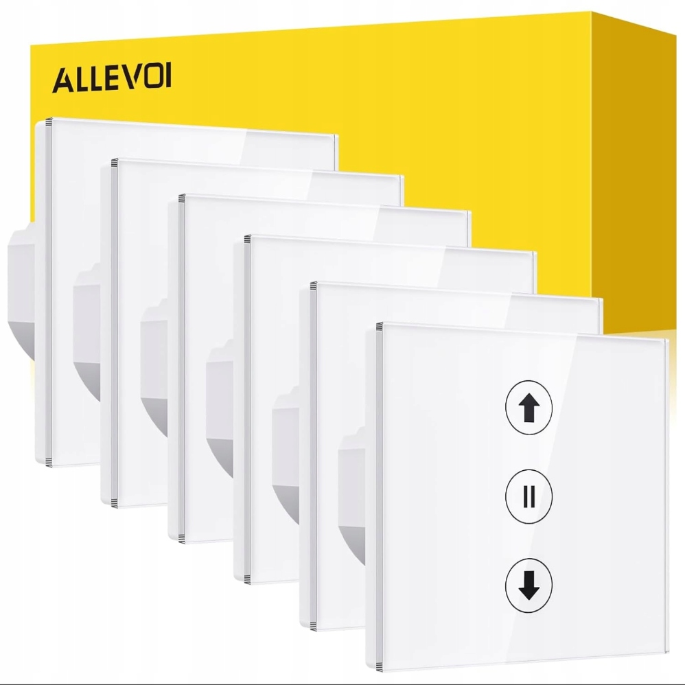 Smart prepínač pre rolety a žalúzie Allevoi Wi-Fi CS01 6 kusov