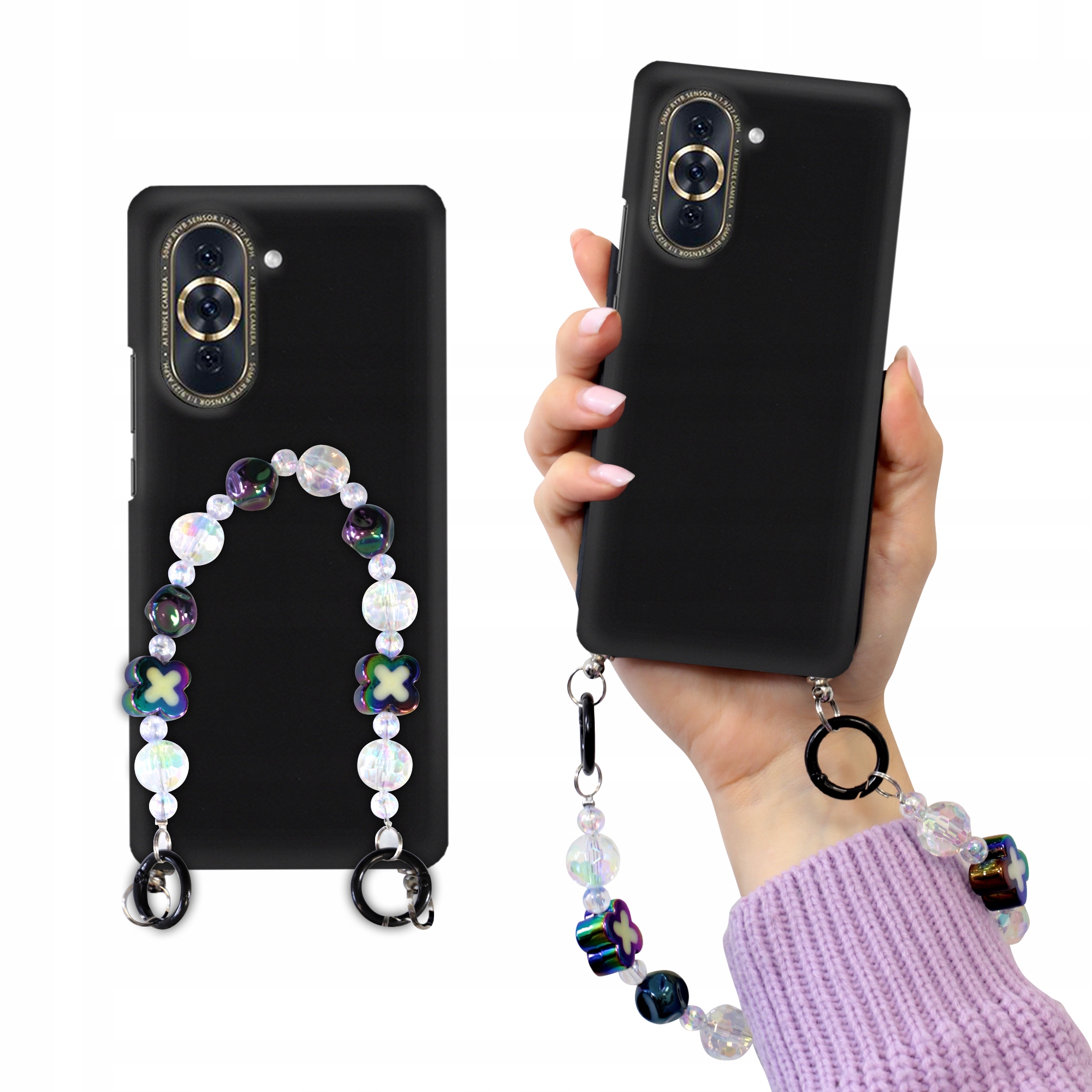 Matné Čierne Puzdro Pre Huawei Nova 10 Korale Holo