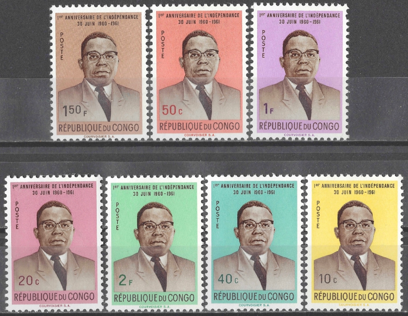 Demokratyczna Republika Kongo - osobowości* (1961) SW 59-65