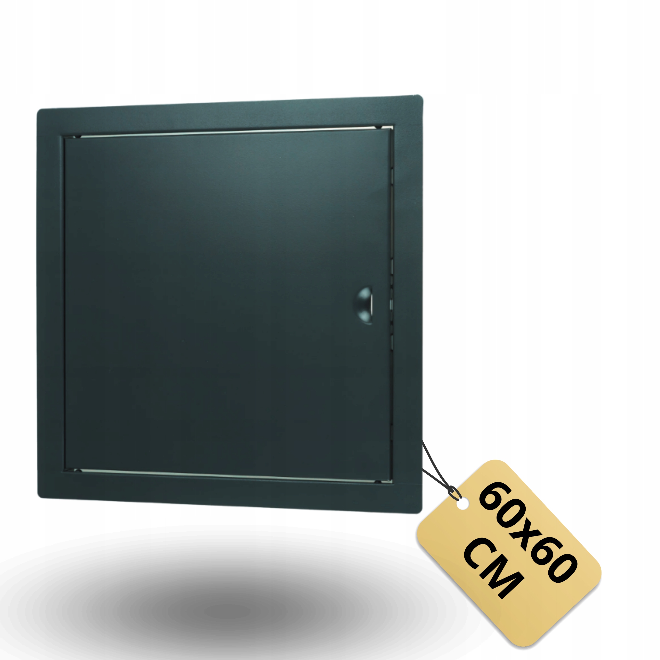 Revizní Dvířka Grafit 60x60 cm Kovové Rámeček Čistící Zámek