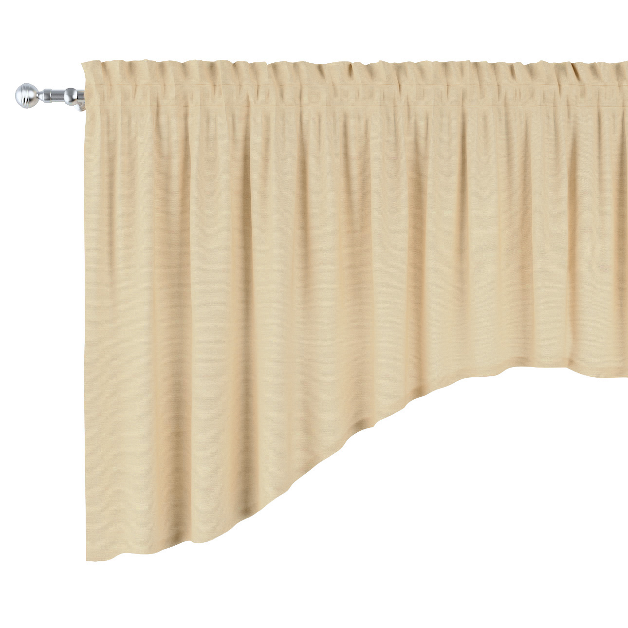 Lambrekýn oblouk 150x75 cm bílý