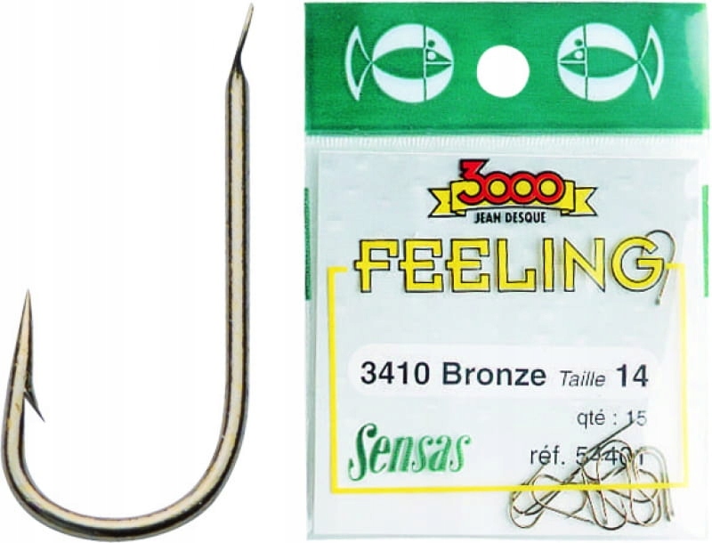 Haczyki Sensas 3410 Feeling Bronze Nr 20 Szt 15