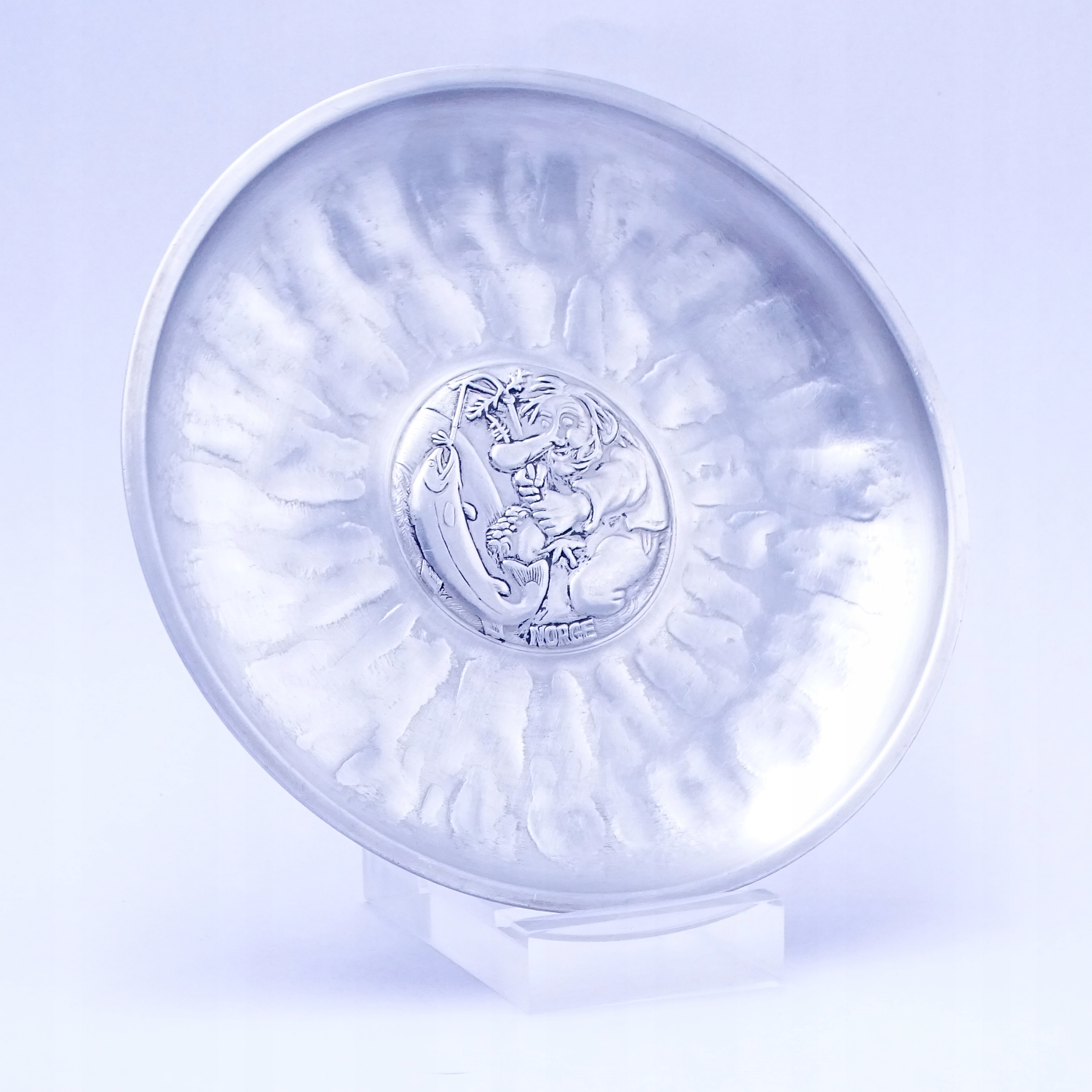 TROLL TROL NORWEGIA METALOWY TALERZYK PATERKA ŁOSOŚ