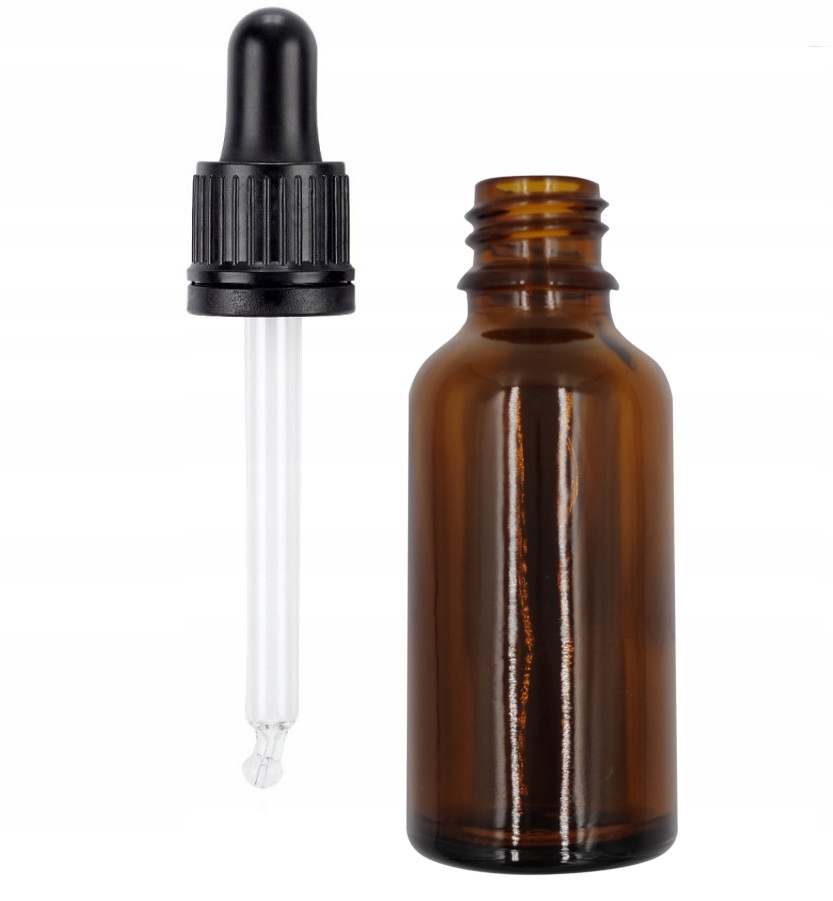 

Butelka Szklana 30ml Z Pipetą Zakraplaczem Czarnym