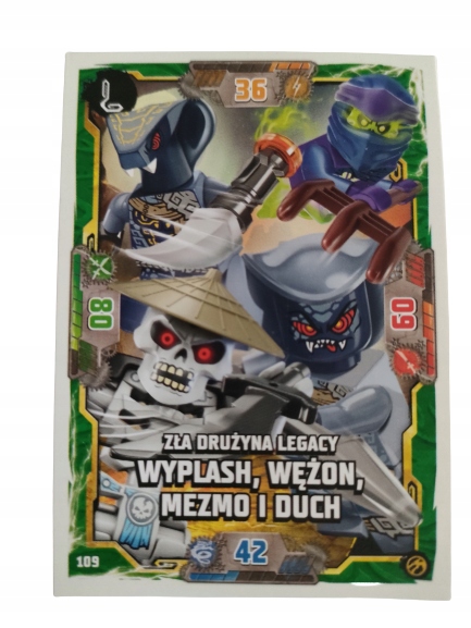 Karta Lego Ninjago Seria 7 Numer 109