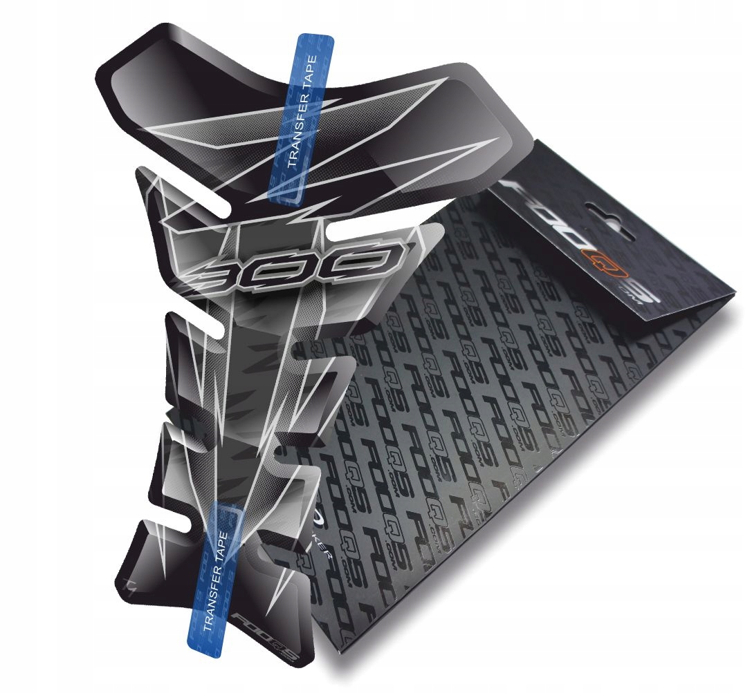 Tank-pad od firmy Fooqs pro Kawasaki Z-300 Černý