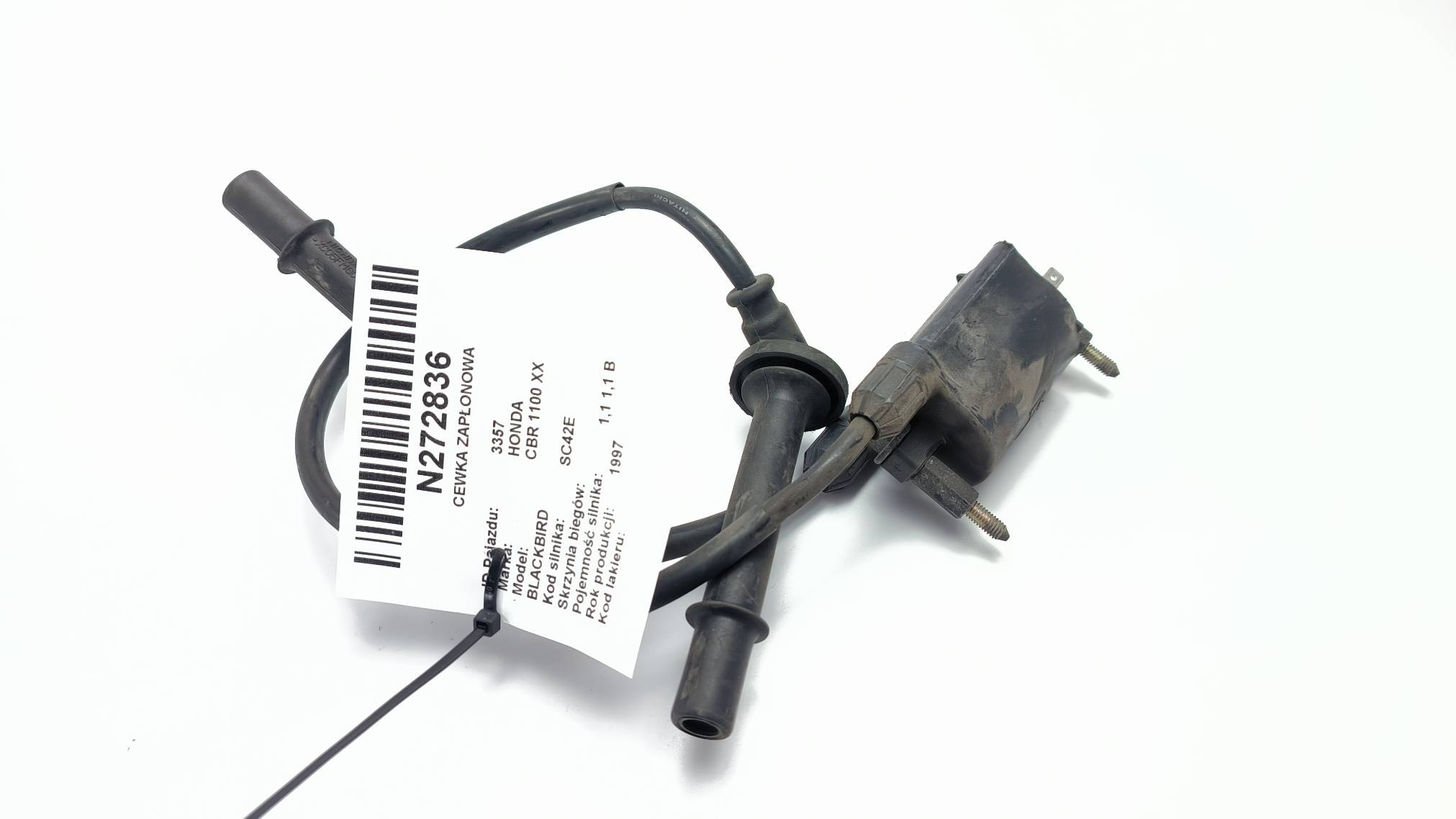 coil ignition HONDA CBR 1100 XX BLACKBIRD