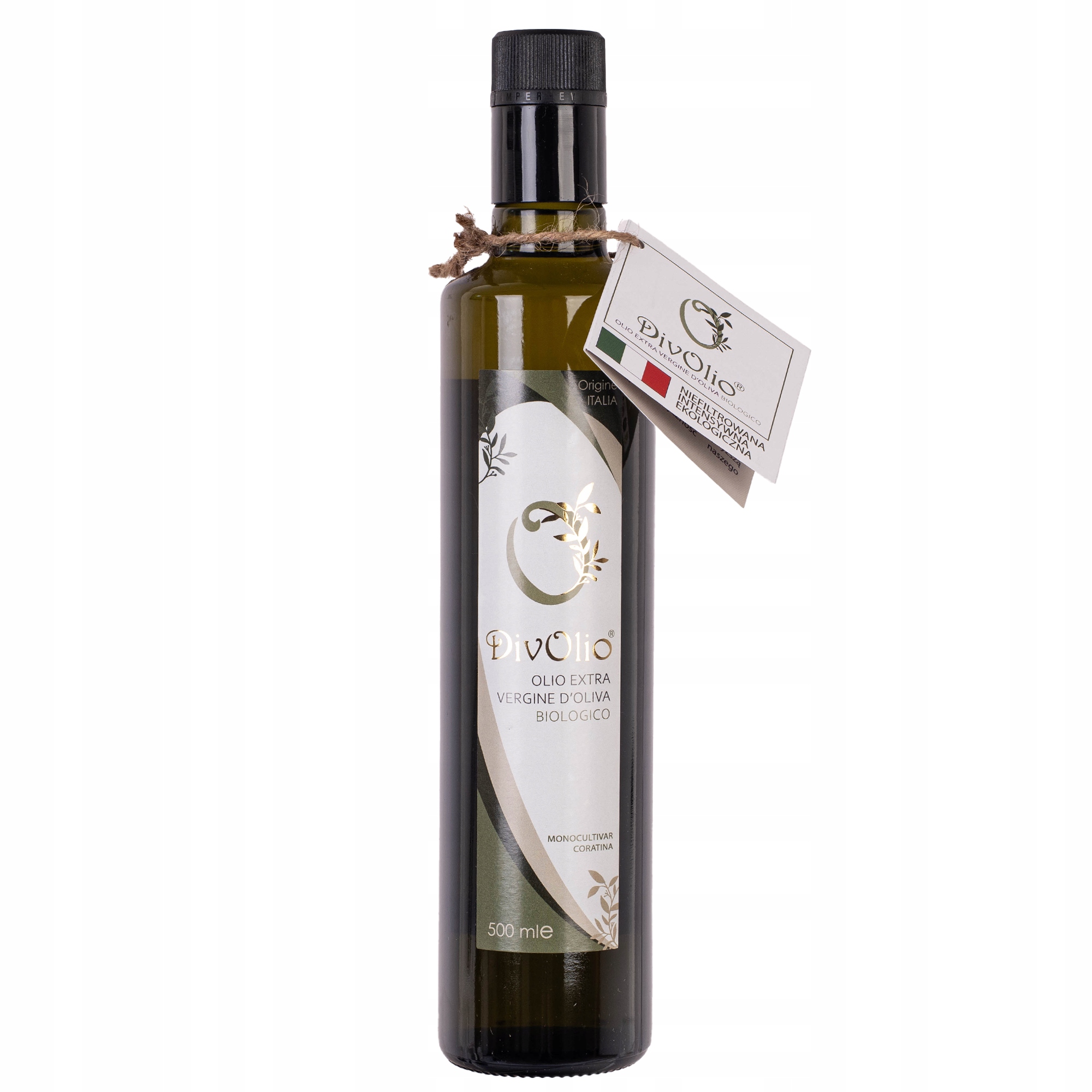 Levně Italský Extra Panenský Olivový Olej Divoký 500 ML – Prémiová Bio Apulie