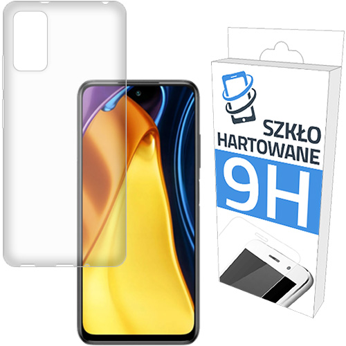 

Etui Slim Case+szkło do Xiaomi Poco M3 Pro 5G