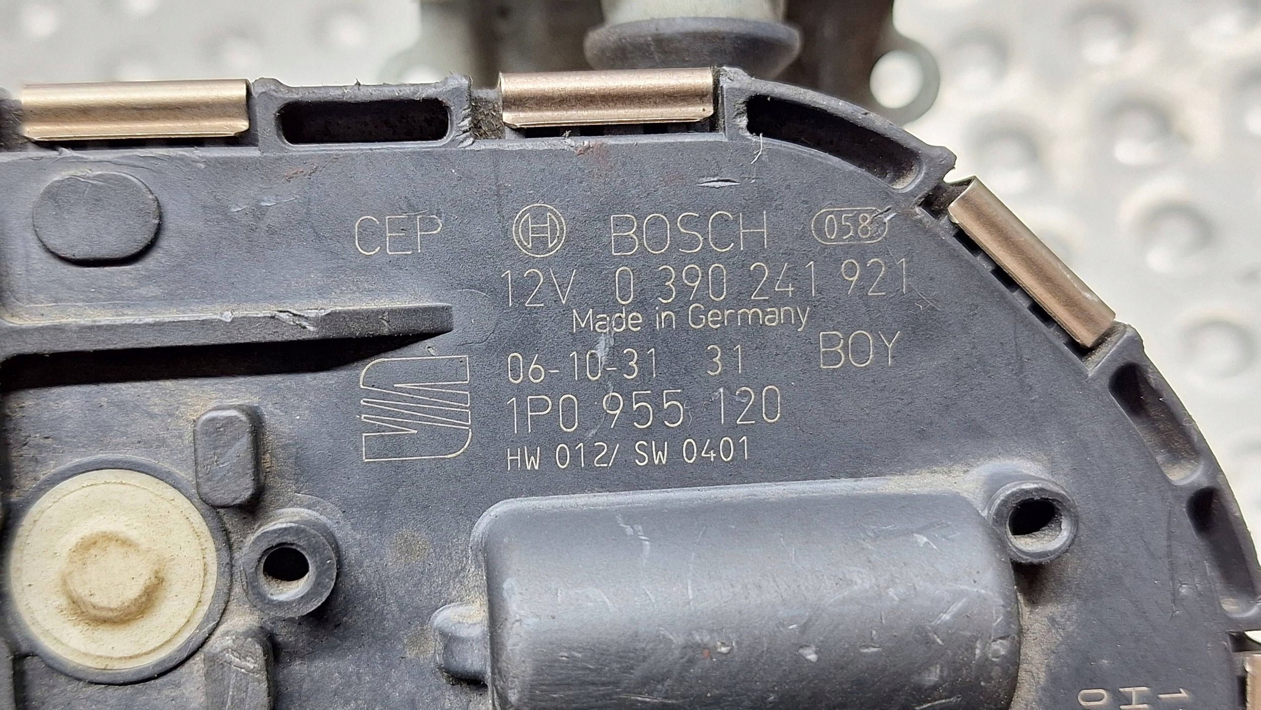 mini motor of wipers right front 1PO955024A SEAT LEON II