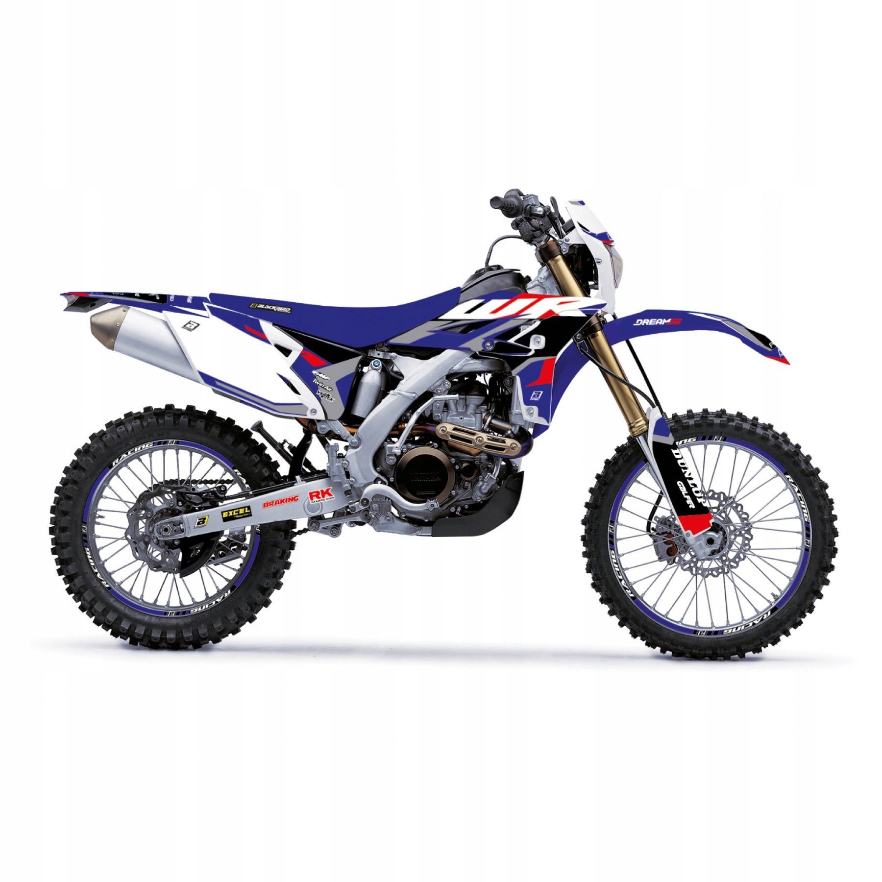 Blackbird Sada Nálepiek (oklein) Yamaha Wr 450F '12-'15 Dream 5 Farba Ni