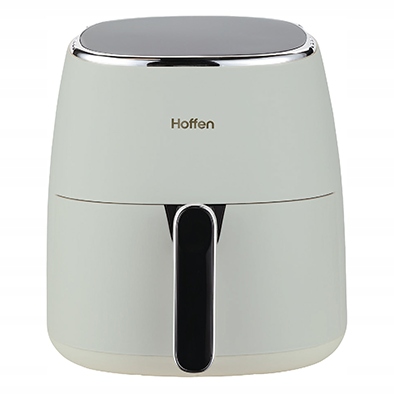 Air Fryer Fritéza bez tuku bílá mat velká silná 5 l, krémová 8v1