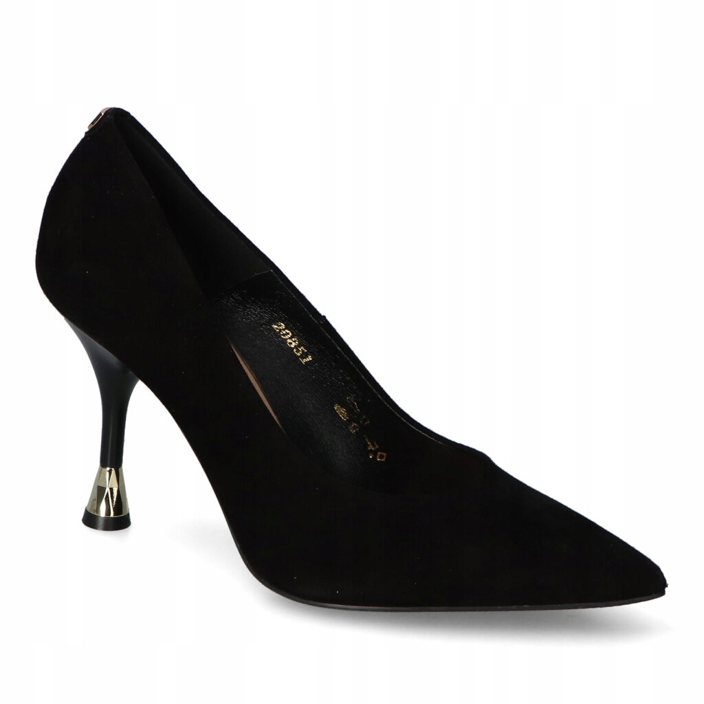 Boty Sala 20851/21 Černý semiš 38