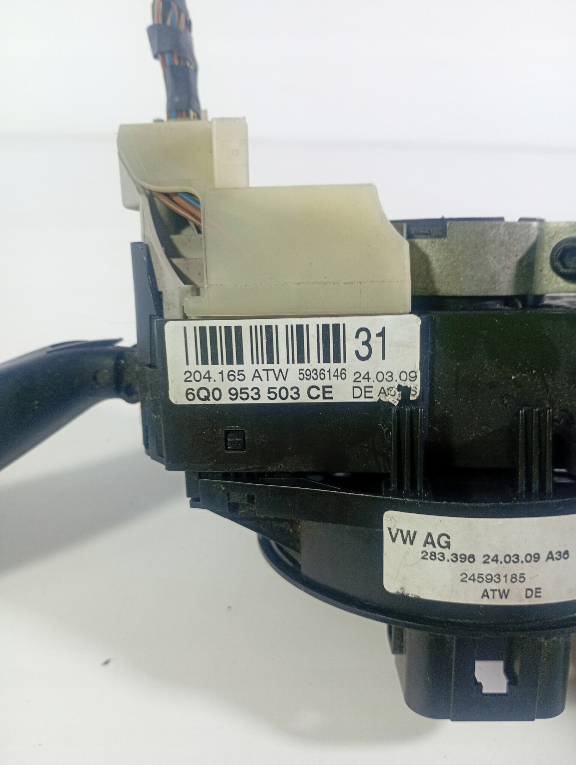 VW POLO 02-11 interruttore DEVIO LUCI TERGICRISTALLO TERGI luci OE 6Q0953503