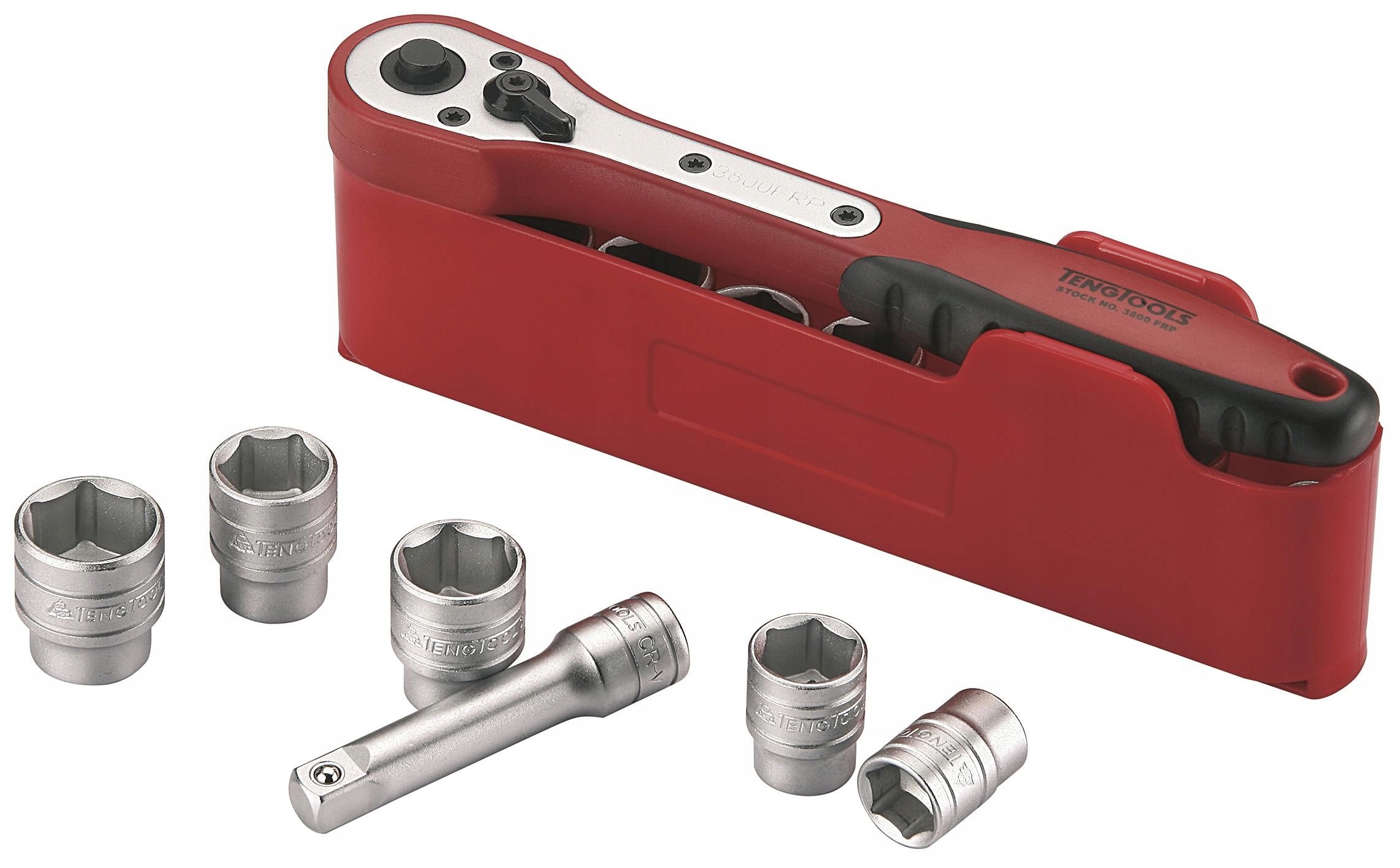 Sada nástrčných kľúčov s štvorcovým úchopom 3/8" Teng Tools M3812N1