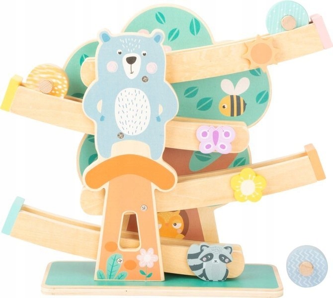 

Zjeżdżalnia drewniany Tor dla kulek Las Small Foot