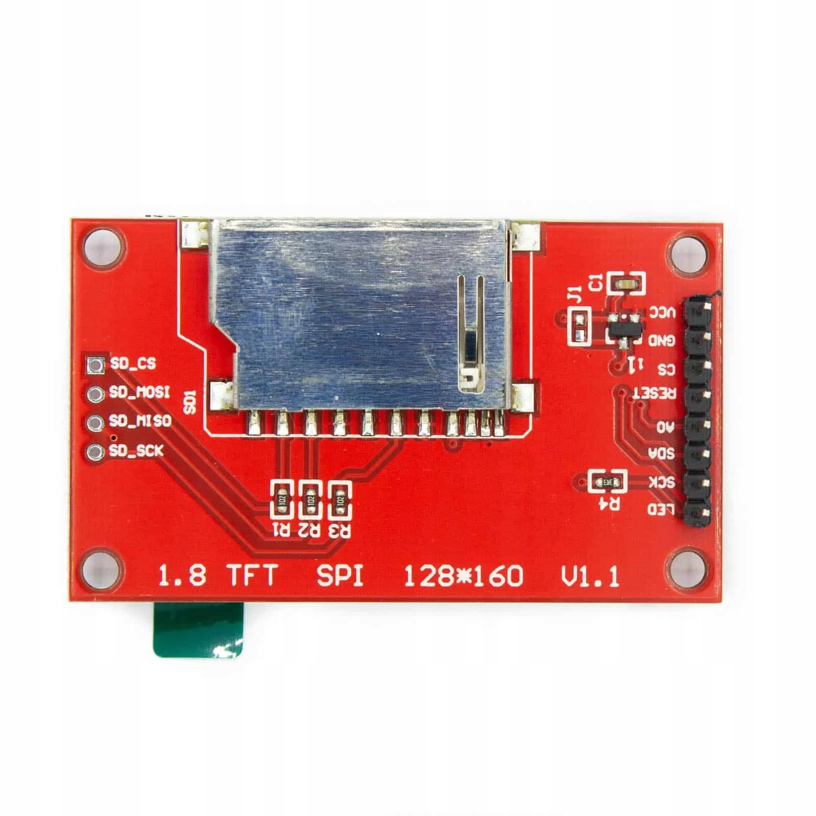 Wyświetlacz TFT Arduino 1,8" SPI ST7735S Producent MSALAMON