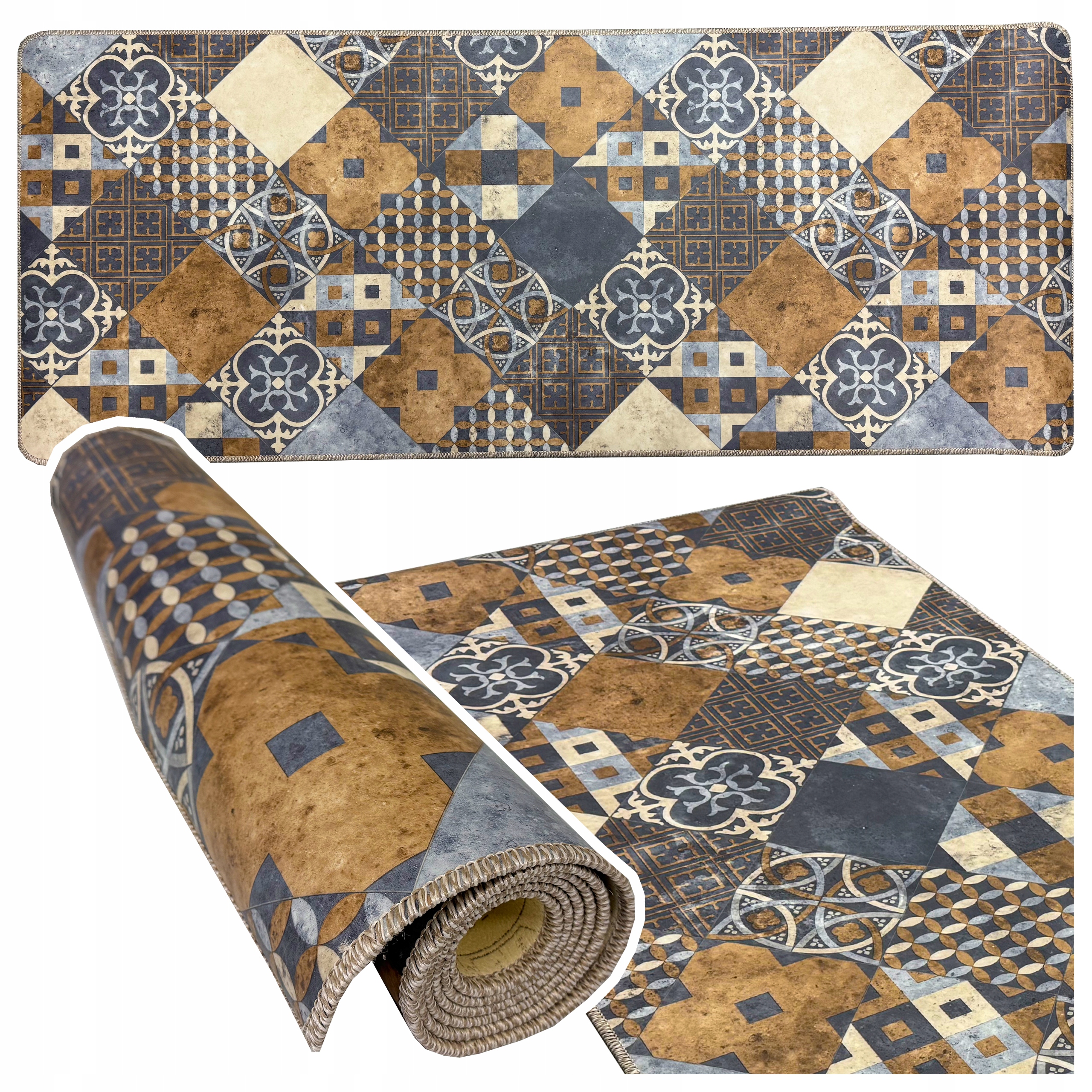 Koberec Běhoun do kuchyně Vinylový Pvc 180 x 77 cm Linoleum