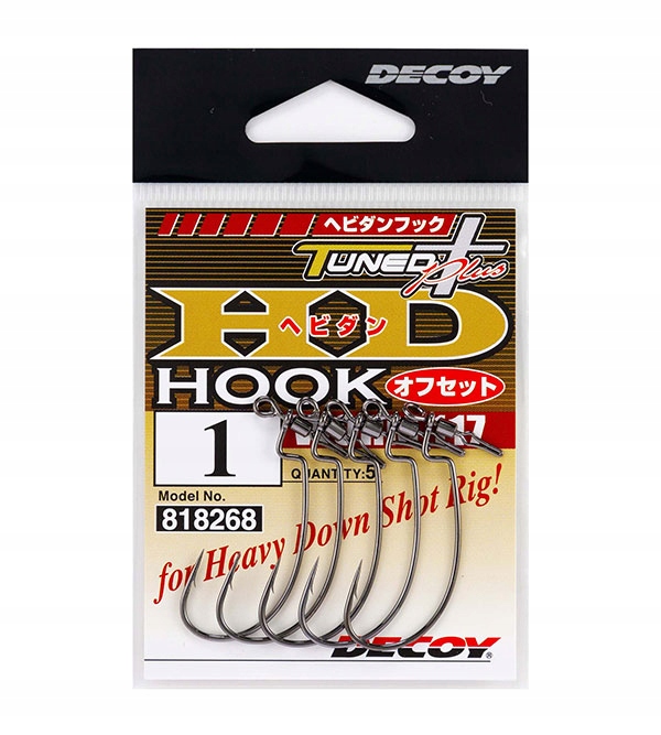Decoy Worm 117 Hd Hook Offset #1 5szt
