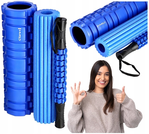 Roller Do Masażu Ćwiczeń Wałek Crosfit Masażer 3w1