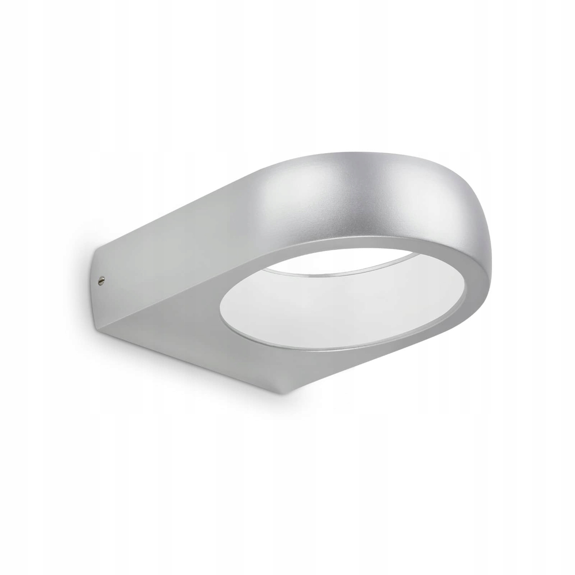 Briloner Led vonkajšie nástenné svietidlo strieborné 6,5W IP44 750lm 4000K