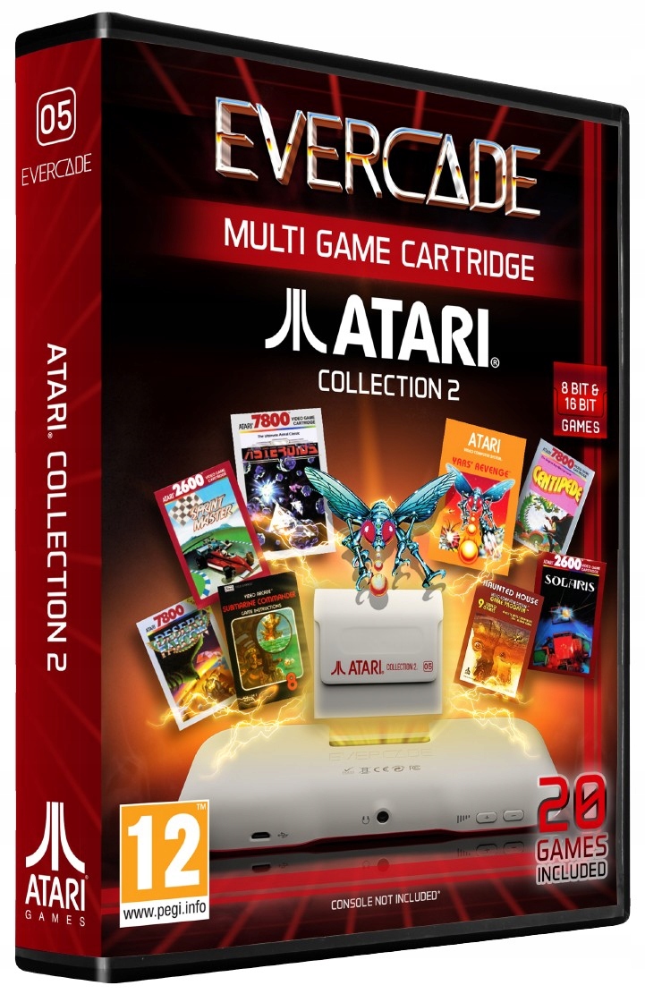 Evercade #5 Zestaw 20 gier Atari 2