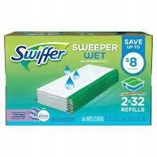 Levně Swiffer Sweeper Wet 2 x 32 ks Ubrousky