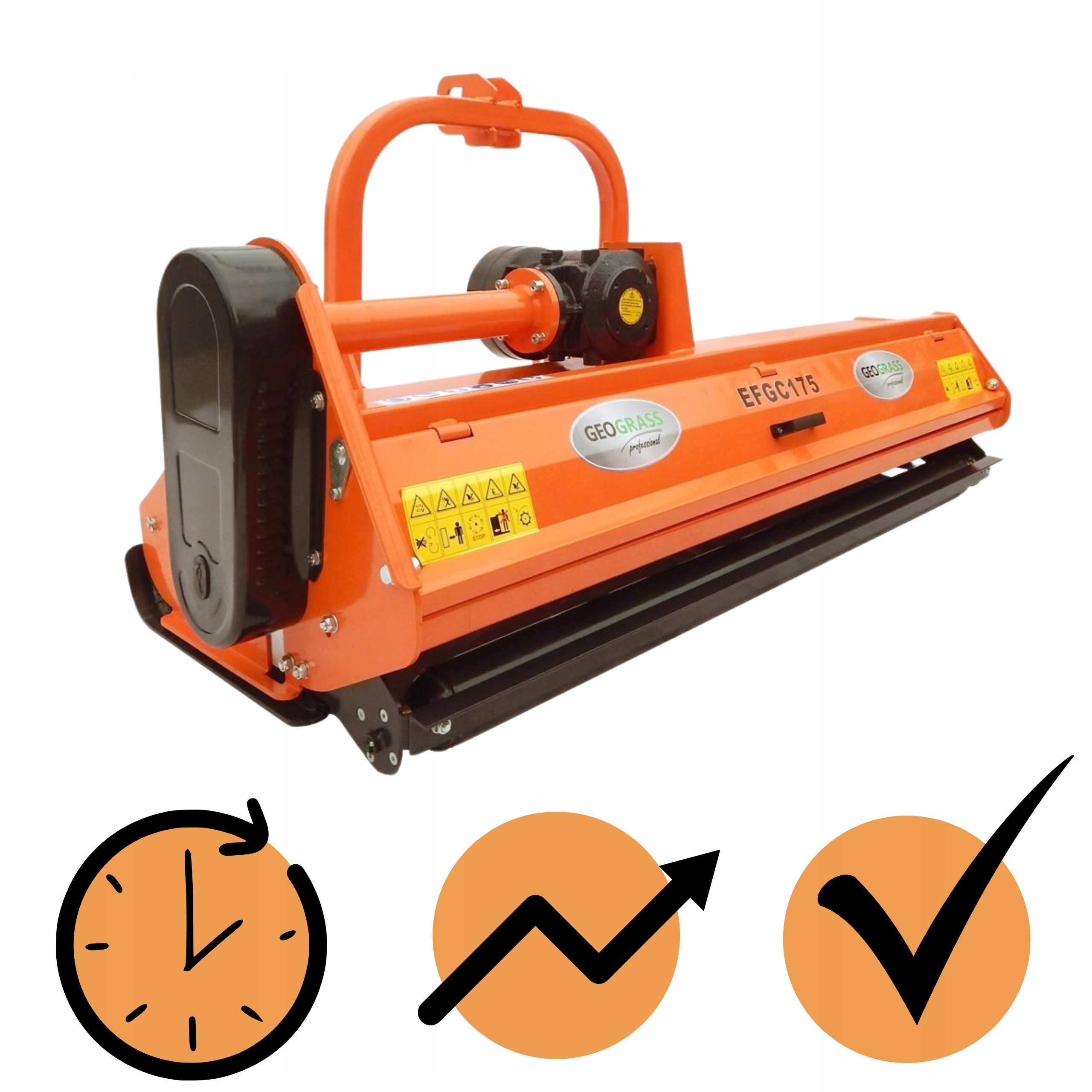 KOSIARKA BIJAKOWA EFGC 155 ROLNICZA GEOGRASS MULCZER DO TRAKTORA KUBOTA Marka inny