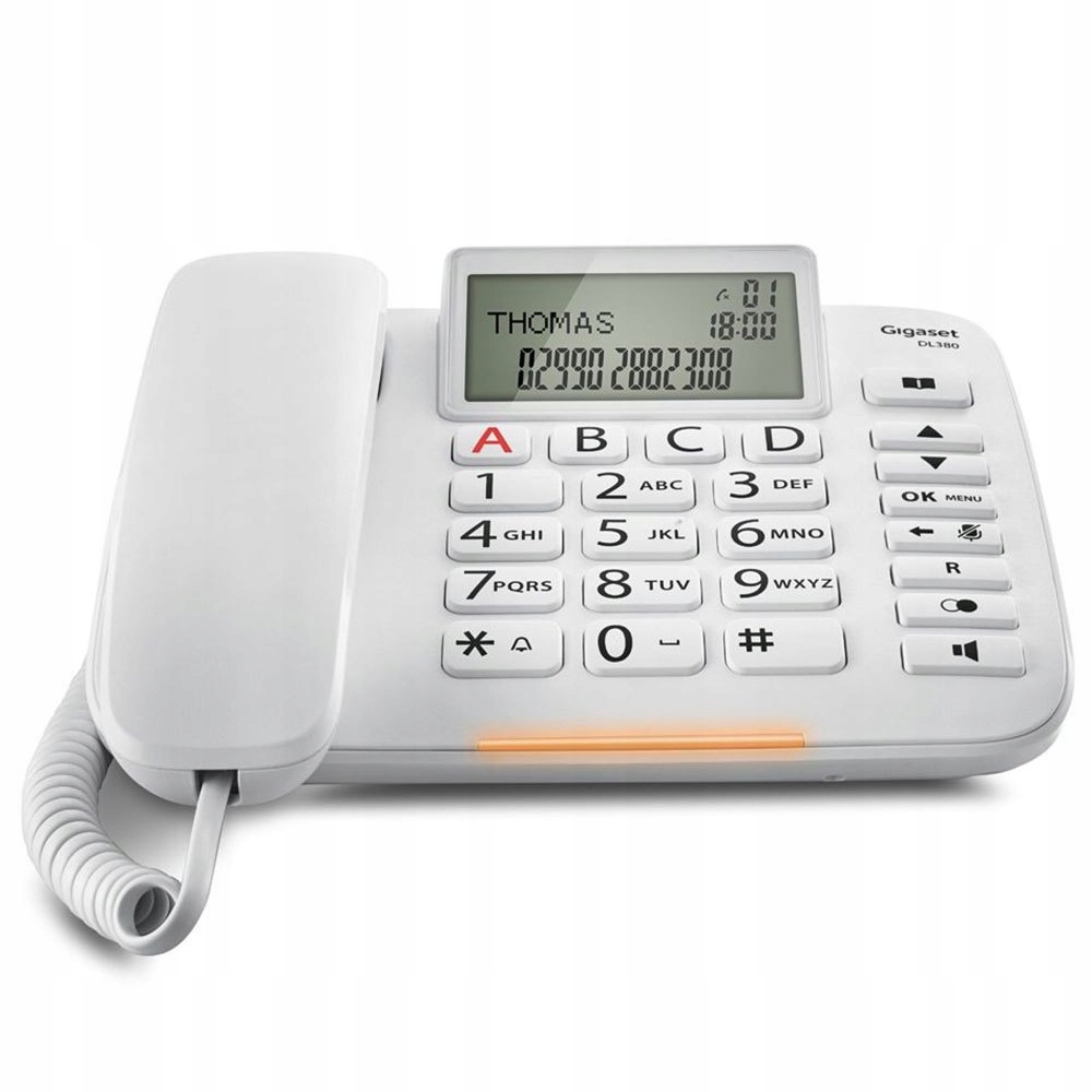 Gigaset DL380 IM White (S30350S217R102) Kabelový analogový telefon