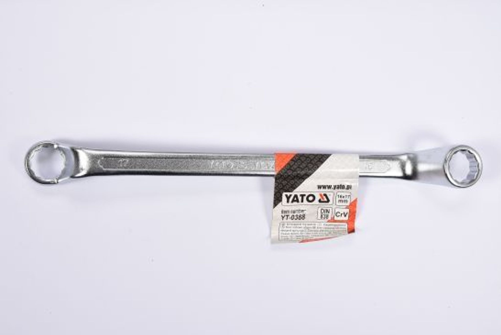 Klucz Oczkowo-gięty 16X17MM YT-0388 Yato