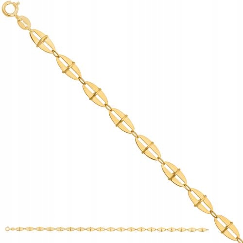 Náhrdelník 585 z fantazijních plechových prvků s prostorovou formou