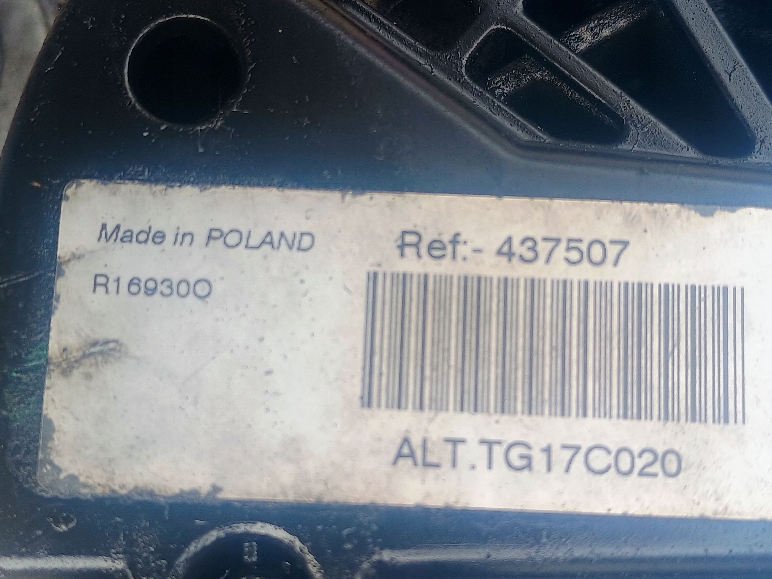 alternator 437507 VW AUDI 2,7 3,0 TDI