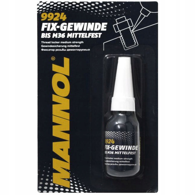 

Mannol 9924 Klej Zabezpieczenie Gwintów Śrub 10ml