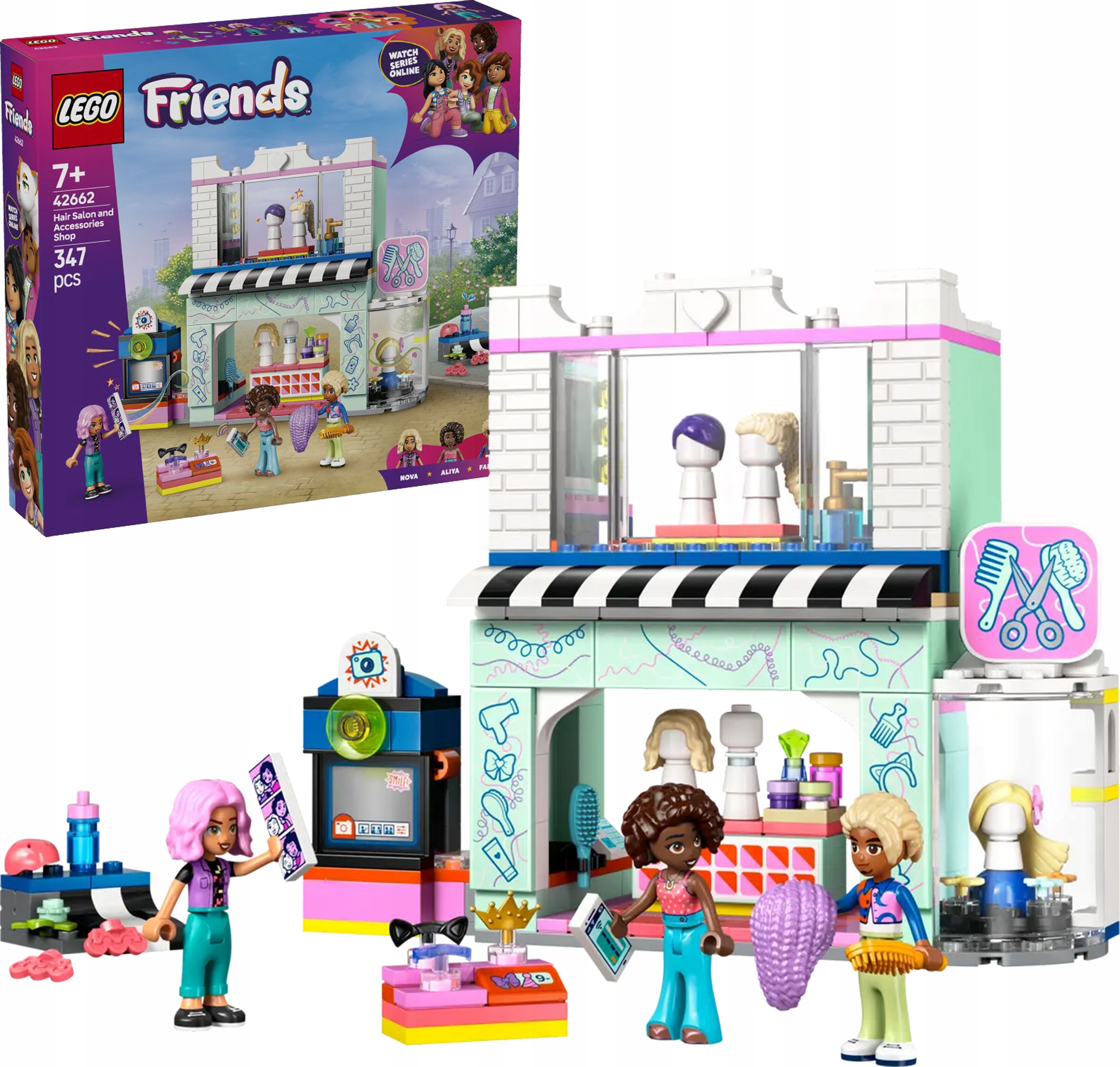 Lego Friends Kadeřnický salon a obchod s ozdobami 42662
