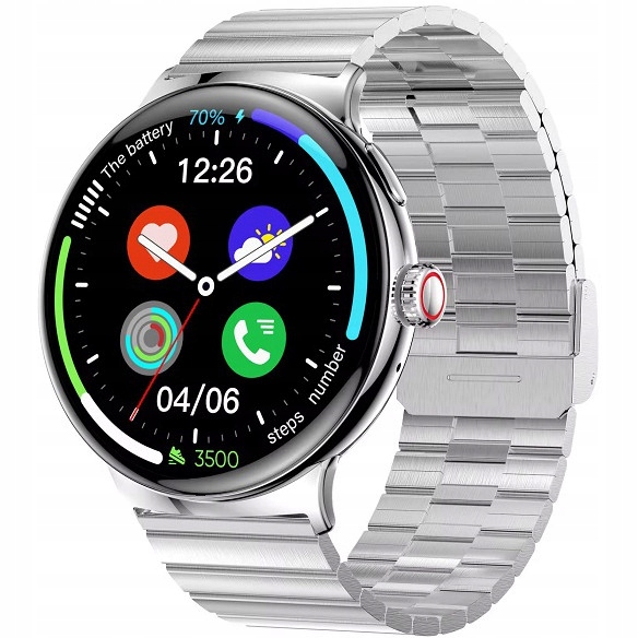 Chytré Hodinky Dámské Hagen HB10.111.1111 stříbrný náramek