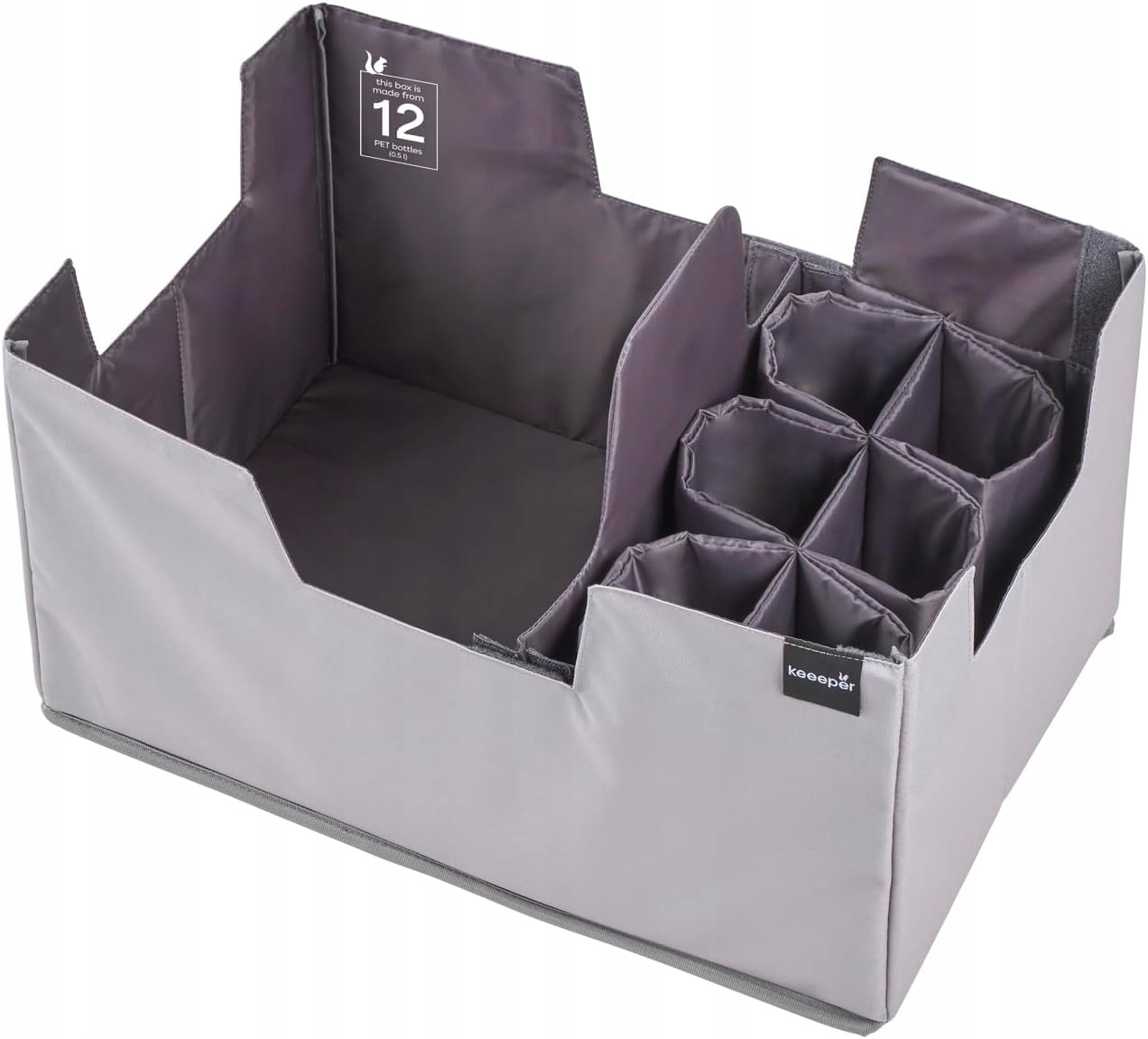 Sada organizérů Keeeper Neo XL 39 L grafit do zavazadlového prostoru, na nákupy