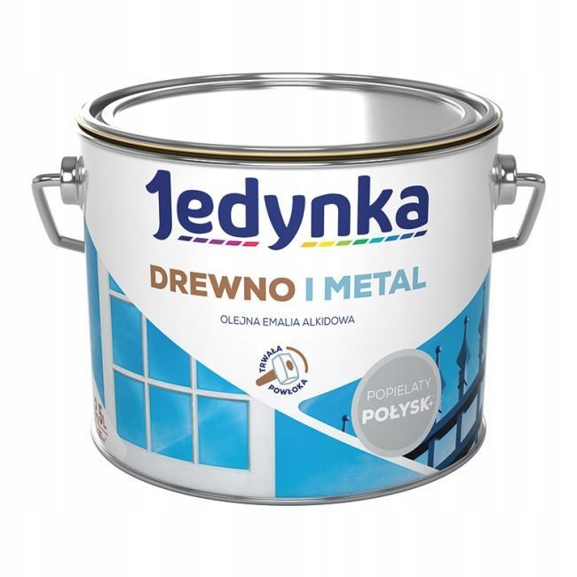 

Jedynka Do Drewna I Metalu 2,5L Połysk Popielaty