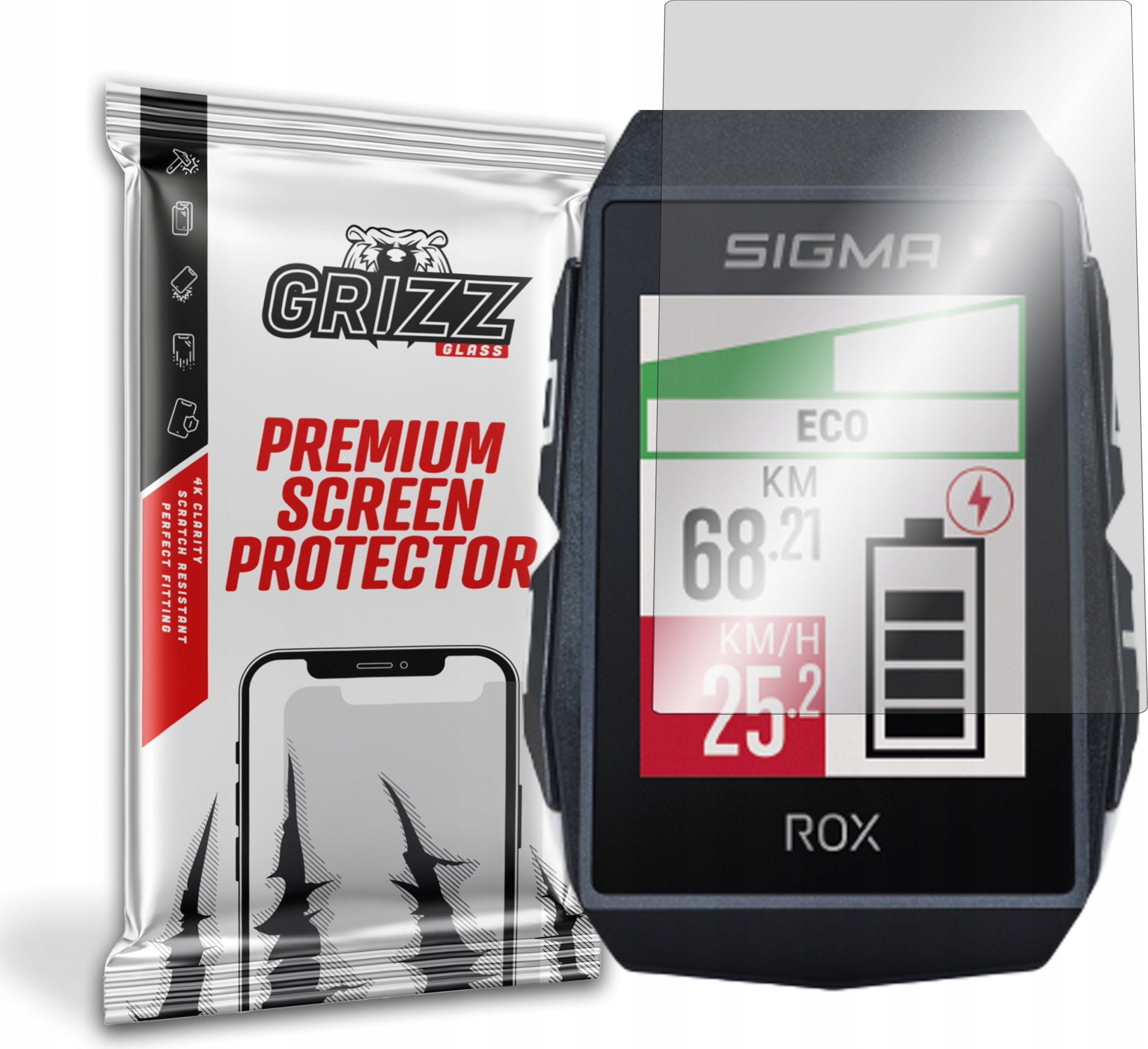 SZKŁO GRIZZ HYBRID DO SIGMA SPORT ROX 11.1 EVO