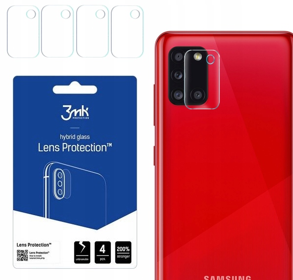 

Szkło do Samsung Galaxy A31 na Tył Aparatu 4 szt