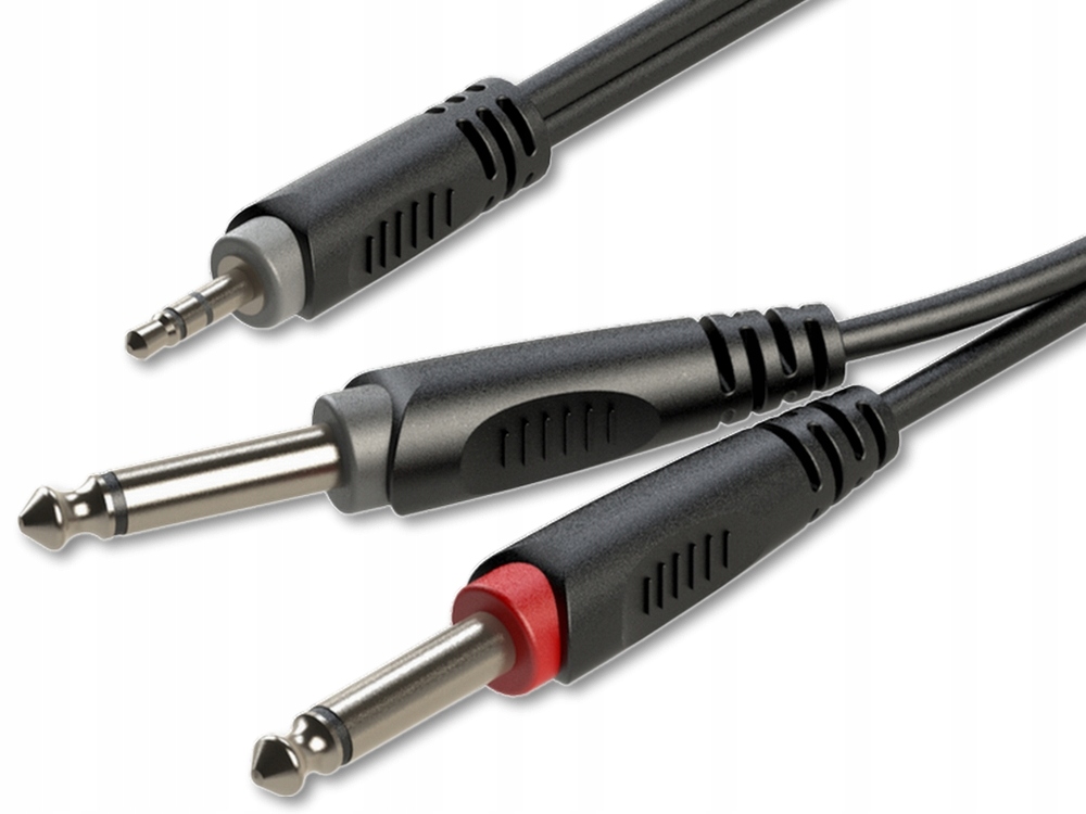 

RAYC130L Kabel Audio Stereo Mini Jack 2x Jack Mono