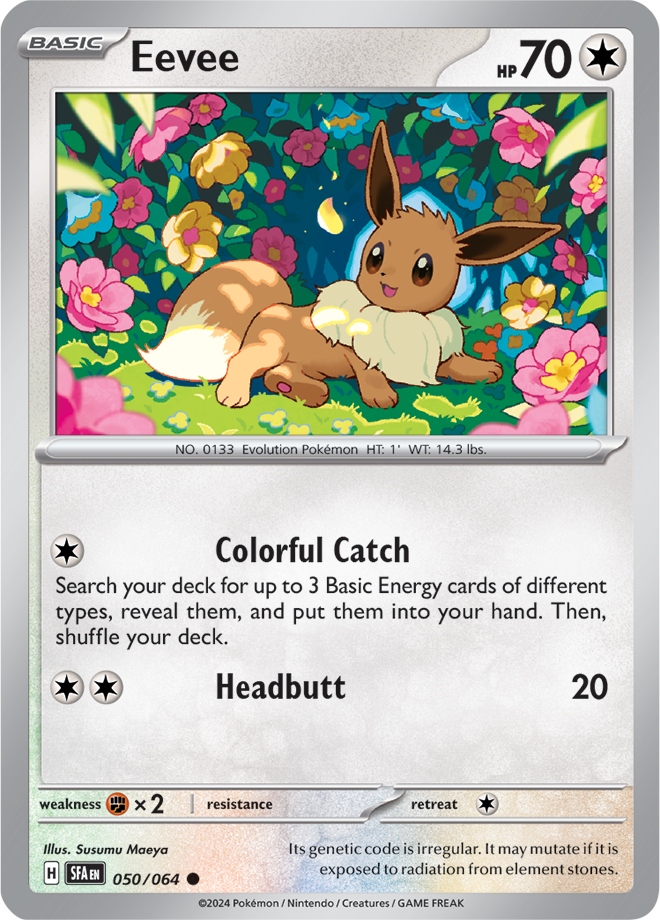 ORYGINALNA KARTA POKEMON Eevee (SFA 050)