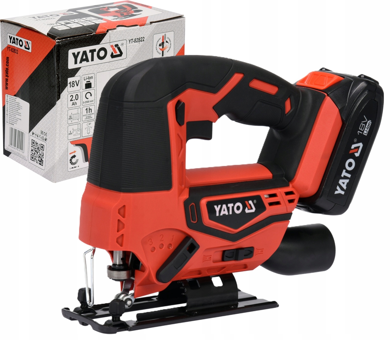Akumulátorová Pila S Nabíječkou 18V 2Ah Yato YT-82822