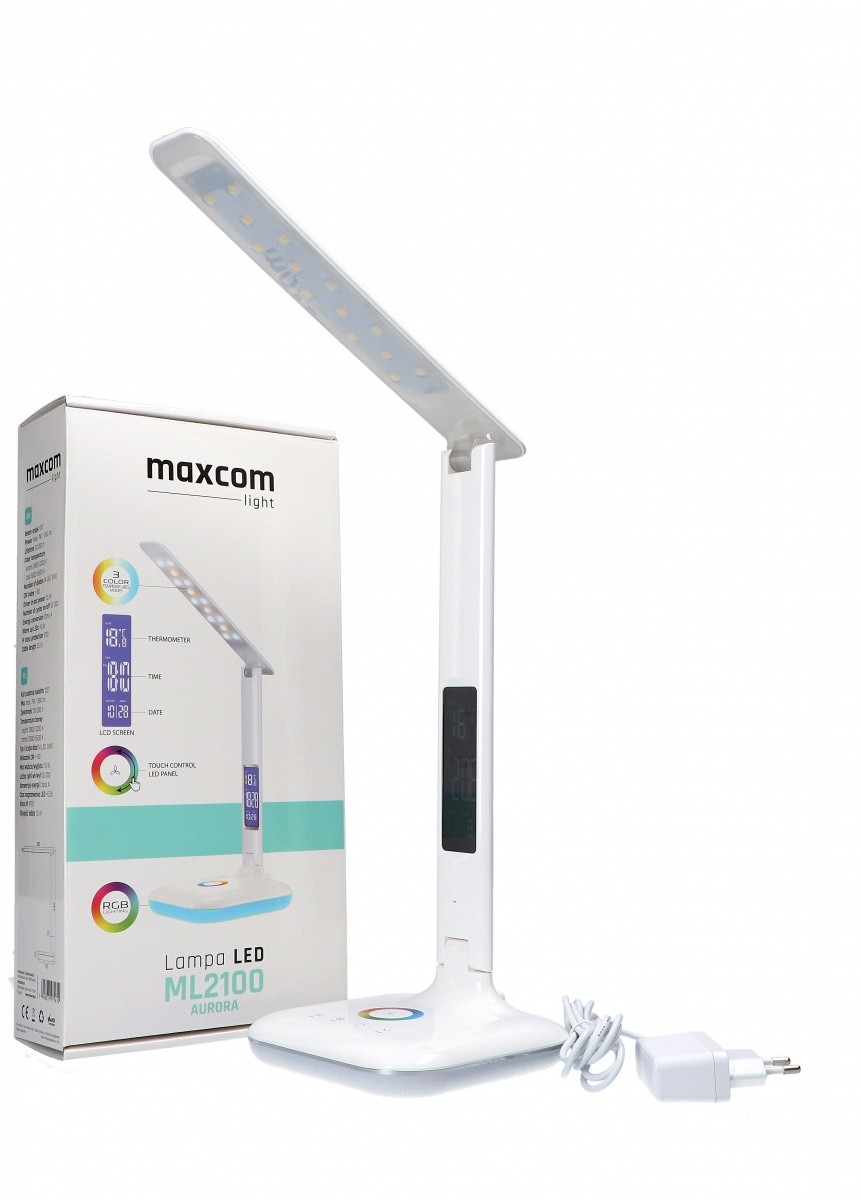 MAXCOM Lampa biurkowa LED ML 2100 Aurora Marka Maxcom