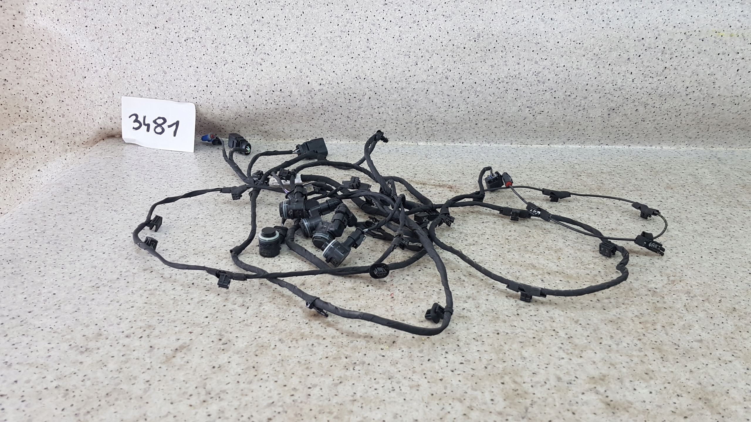 PORSCHE CAYENNE 9Y0972155 bundle wiring of a bumper PDC front 3481
