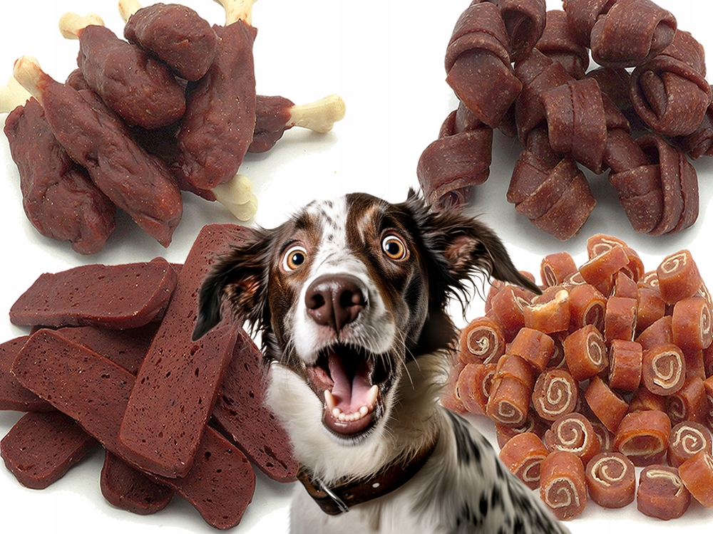 Levně Master Dog Sada Pochoutek Z Kachny A Jehněčího Masa 4x 500 g