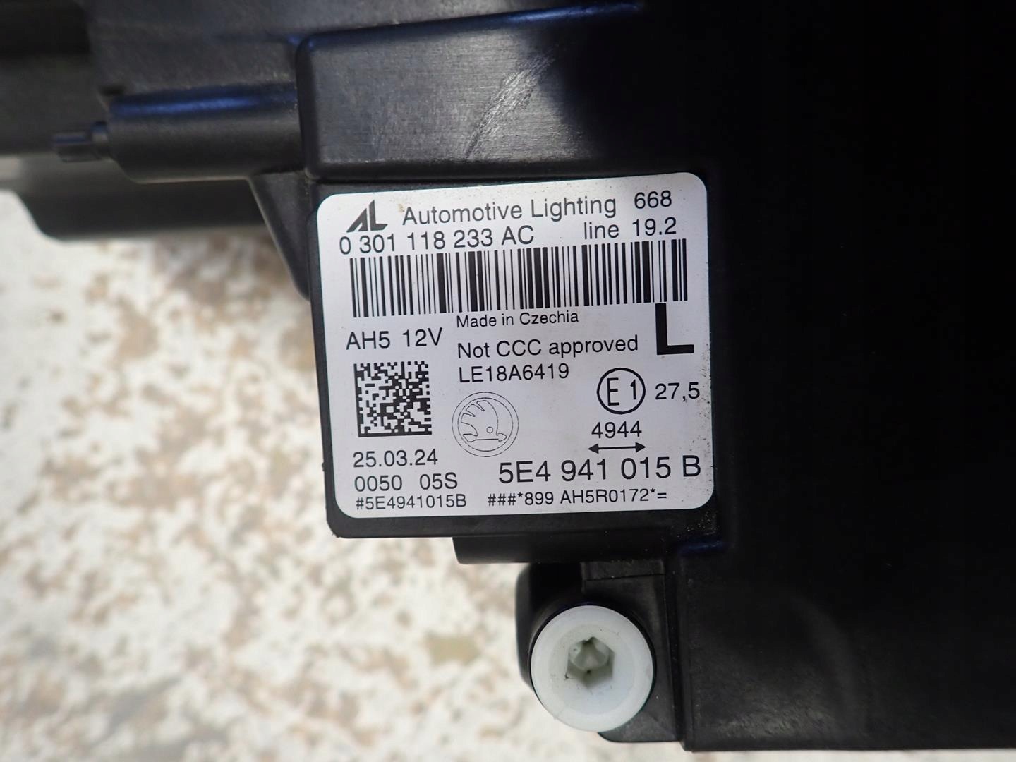 light front front left SKODA OCTAVIA IV 2020- FULL LED 5E4941015B