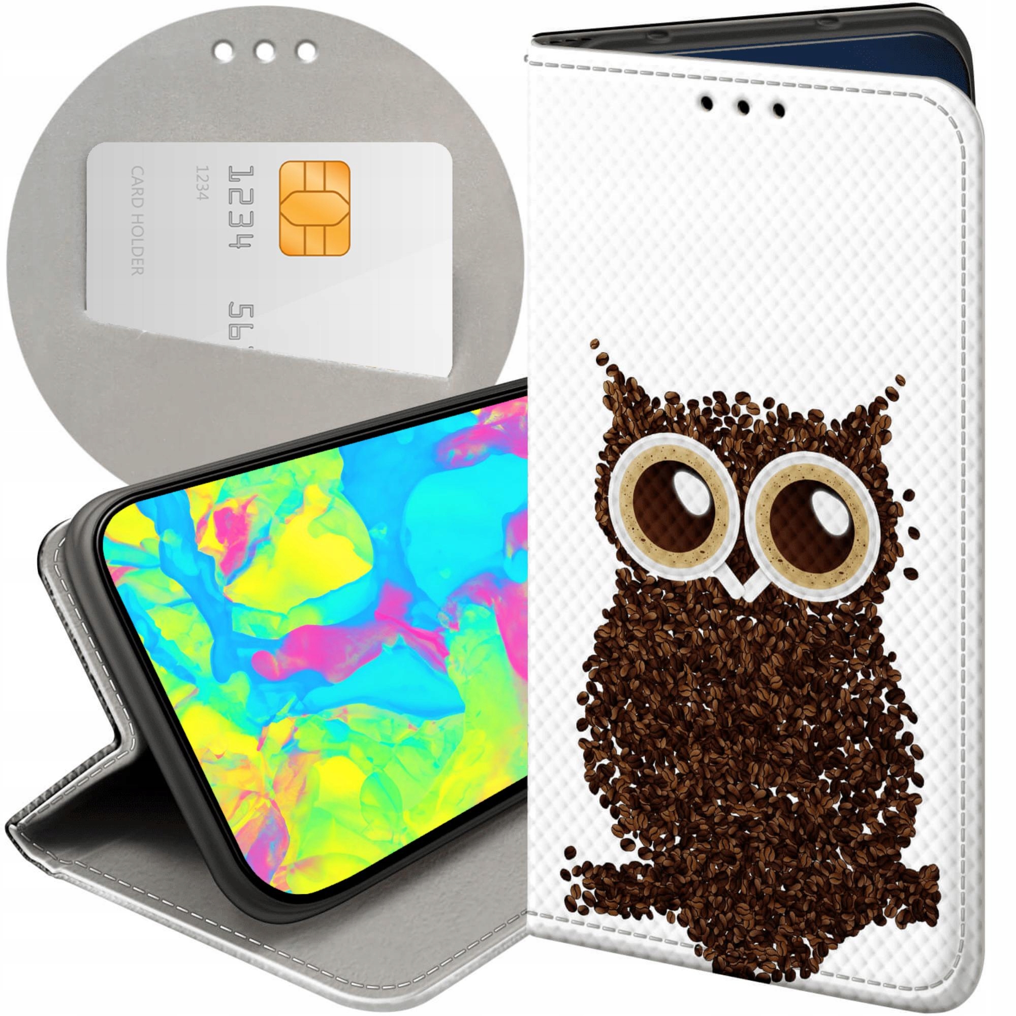 Etui Z Klapką Do Honor MAGIC7 Pro Kawa Coffe Kawusia Futerał Case
